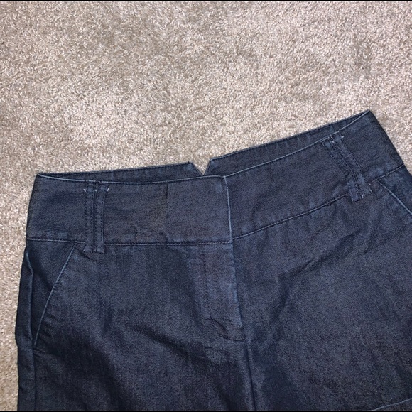 Express Dark Blue Jean shorts size 2 - Picture 4 of 11